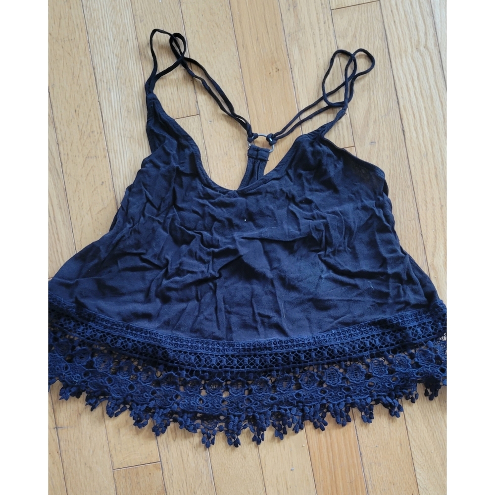 Ecoté crop top with macrame